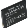 AccuCell Akku kompatibel Bea-Fon SL645/SL645Plus Akku, Li-ion, 3,7V, 1400mAh, 5,2Wh, ICP5/44/55
