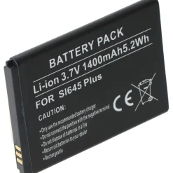 AccuCell Akku kompatibel Bea-Fon SL645/SL645Plus Akku, Li-ion, 3,7V, 1400mAh, 5,2Wh, ICP5/44/55