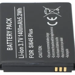 AccuCell Akku kompatibel Bea-Fon SL645/SL645Plus Akku, Li-ion, 3,7V, 1400mAh, 5,2Wh, ICP5/44/55