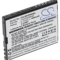 AccuCell Akku passend für Bea-fon SL495, Bea-fon SL595, Bea-fon SL595 Plus, 3,7V, 600mAh
