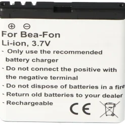 AccuCell Akku passend für Bea-Fon SL652A, SL652AF, SL652AD, SL660, SL670 Akku