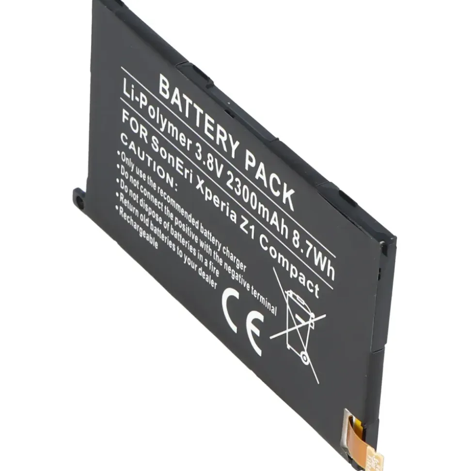 AccuCell Akku passend für den Sony XPERIA Z1 Compact Akku 1274-3419.1, 1ICP4/53/88, LIS1529ERPC
