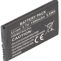 AccuCell Akku passend für Motorola Defy Plus Akku HF5X mit 3,7V und 1500mAh