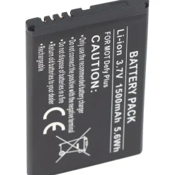 AccuCell Akku passend für Motorola Defy Plus Akku HF5X mit 3,7V und 1500mAh