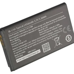 AccuCell Akku passend für Nokia 105 4G 2023, Li-ion, 3,7V, 1400mAh, 5,2Wh