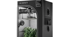 AC Infinity Growbox Komplettset 200W LED Vollspektrum, 60 x 120 x 180 cm Schwarz