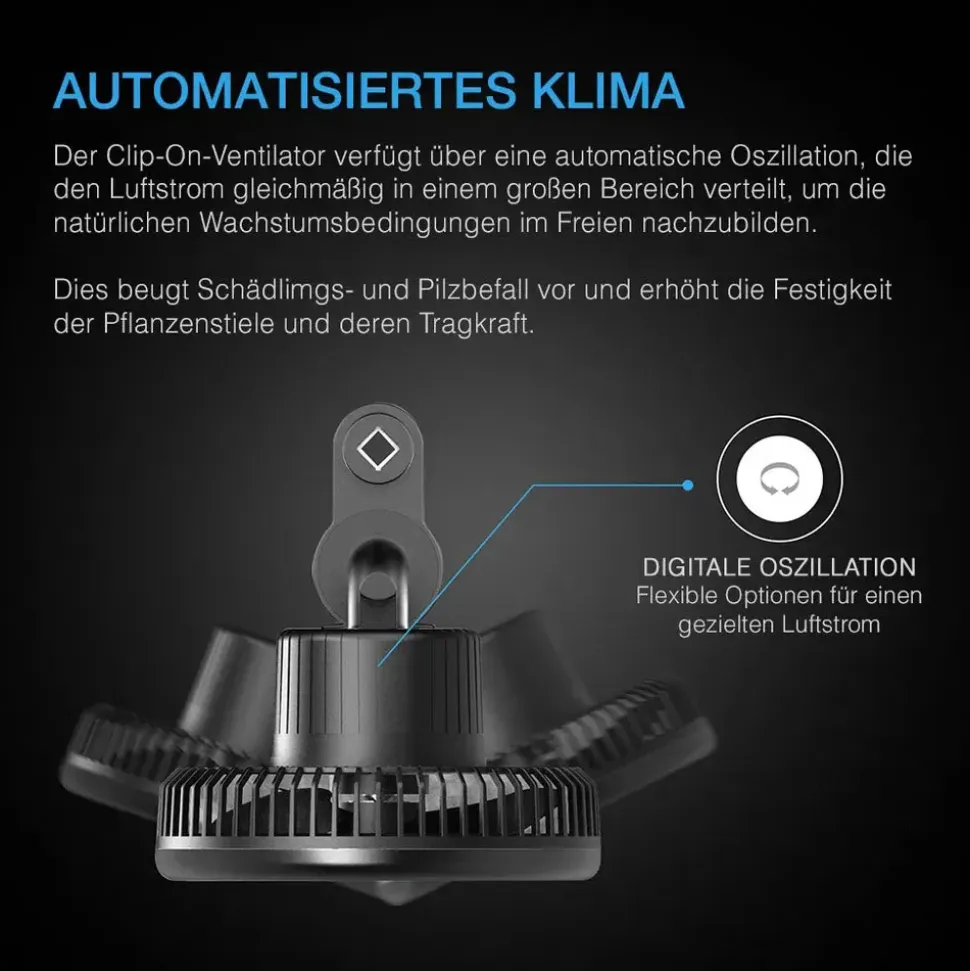 AC Infinity Growbox Komplettset 200W LED Vollspektrum, 60 x 120 x 180 cm Schwarz
