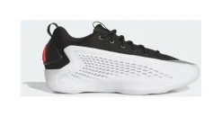 adidas Anthony Edwards 1 Low Basketballschuh - Cloud White / Core Black / Lucid Red - 50 2/3