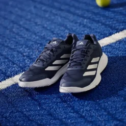 adidas Courtquick Herren Dark Blue/Silver Metallic 40 2/3