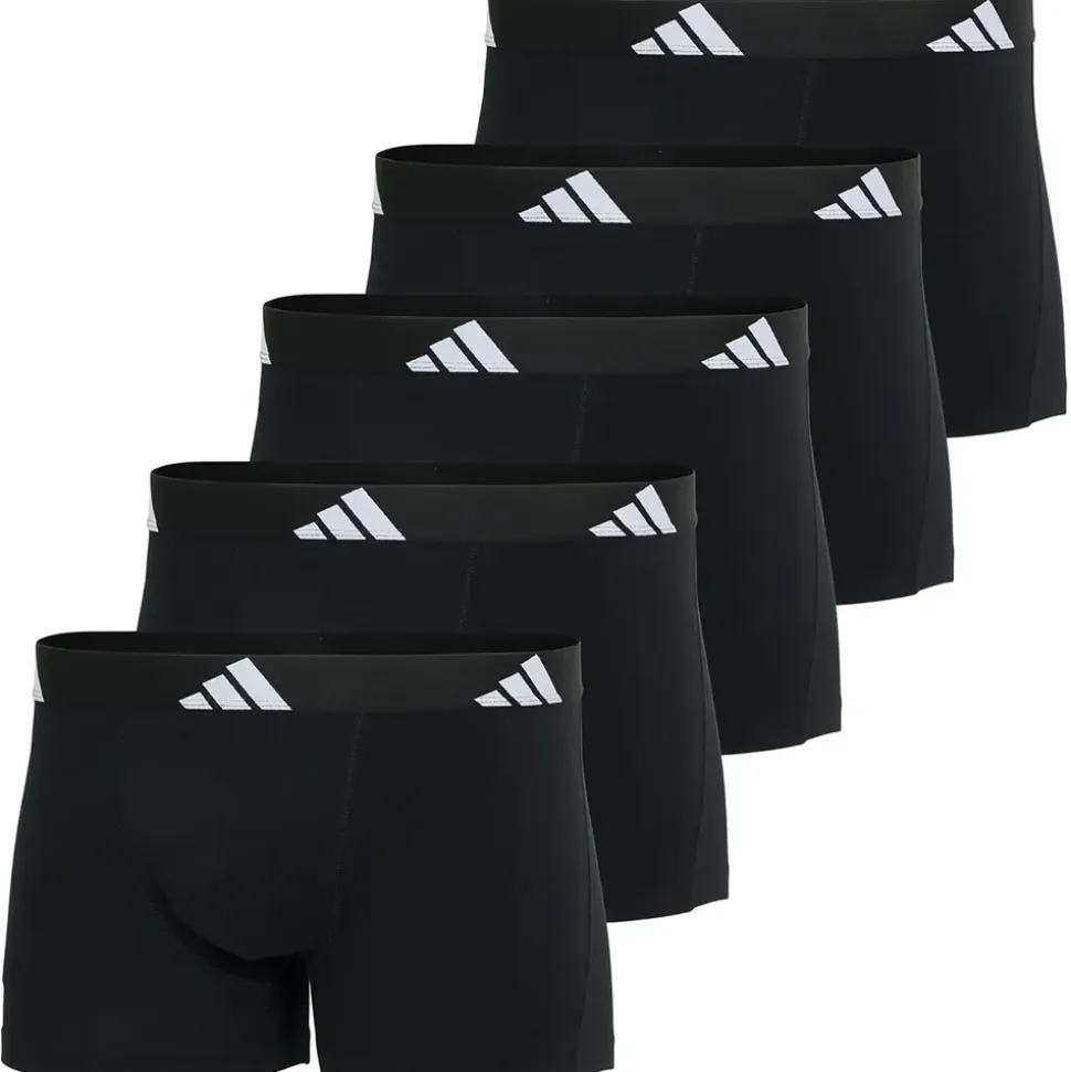 adidas Trunks Active Flex Cotton schwarz/weiß S 5er Pack