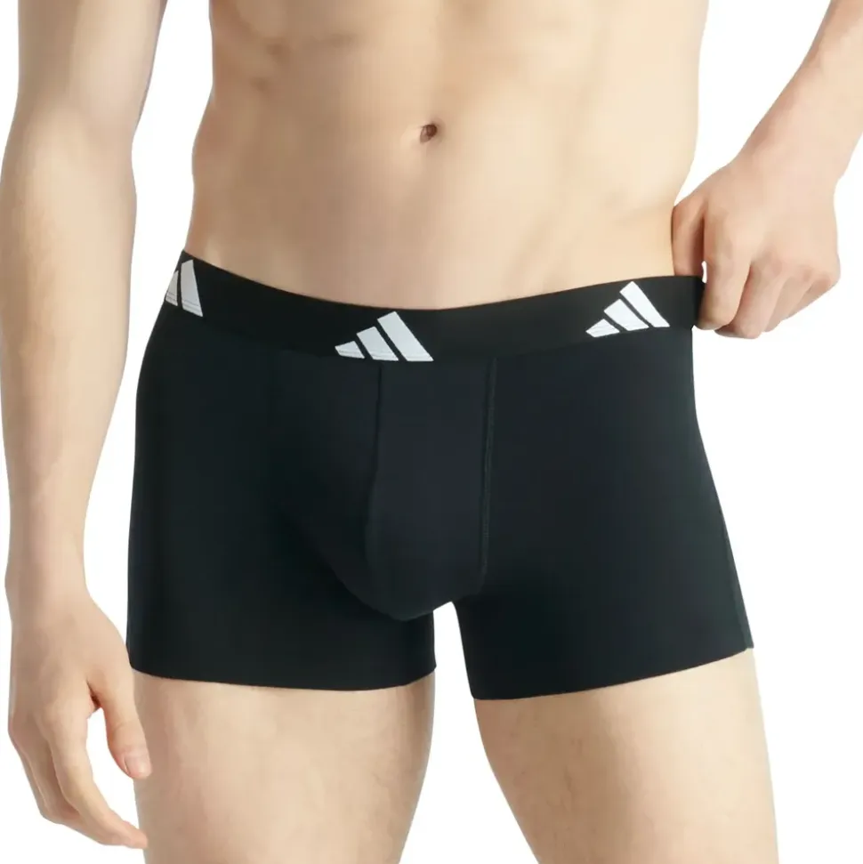 adidas Trunks Active Flex Cotton schwarz/weiß S 5er Pack