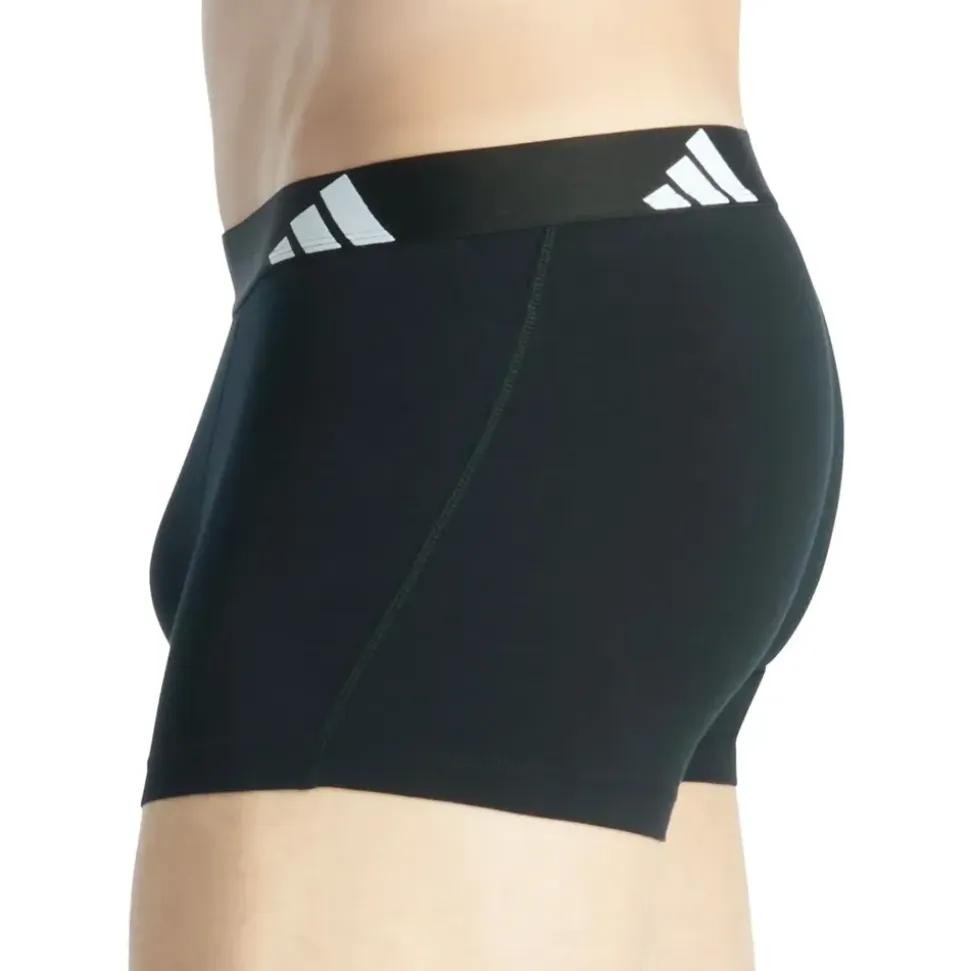 adidas Trunks Active Flex Cotton schwarz/weiß S 5er Pack