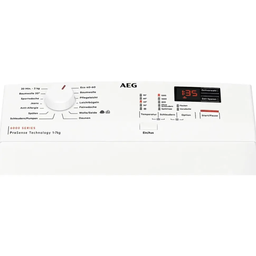 AEG Serie 6000 LTR6N40270 Toplader (7 kg, 1200 U/min)