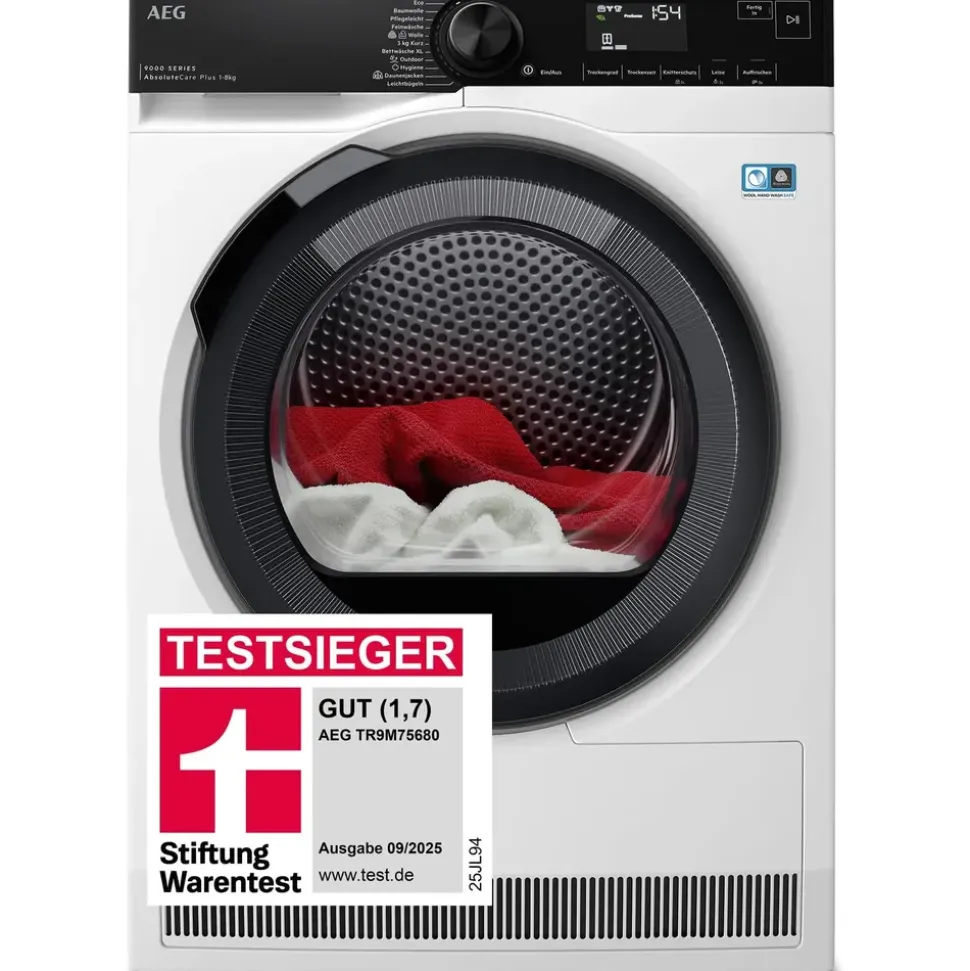 AEG Serie 9000 TR9M75680 Wärmepumpentrockner (8 kg)