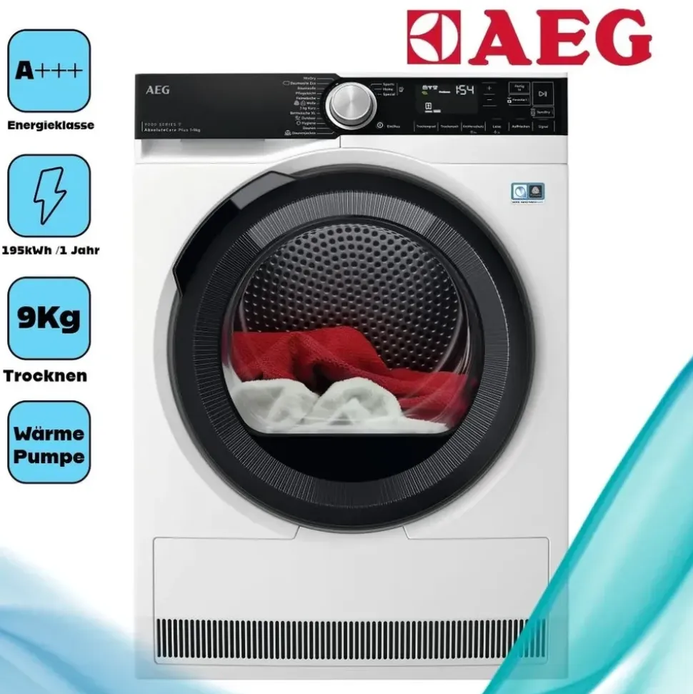 AEG TR9W80690 Serie 9000 Wärmepumpentrockner (9 kg)