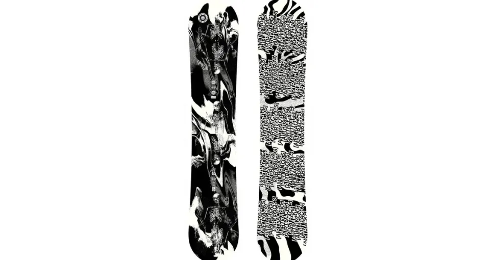 Airtracks Herren Snowboard Freeride Freestyle - Read My Mind Snowboard Wide Hybrid Rocker 157 cm