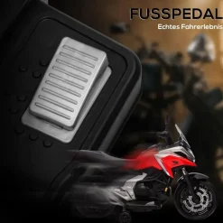 aiyaplay Kinder Elektro-Motorrad 12V rot (1-tlg)