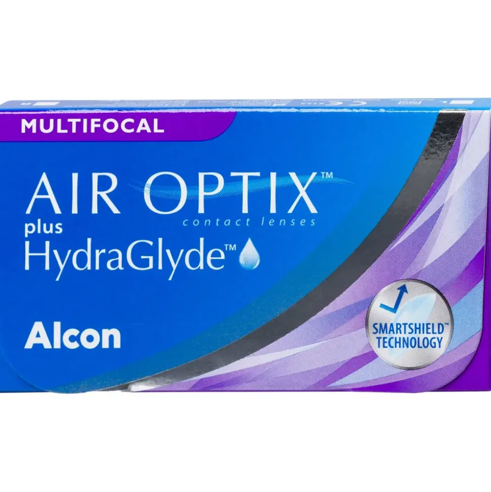 Alcon Air Optix plus HydraGlyde Multifocal 3 St. / 8.60 BC / 14.20 DIA / +1.25 DPT / Low ADD