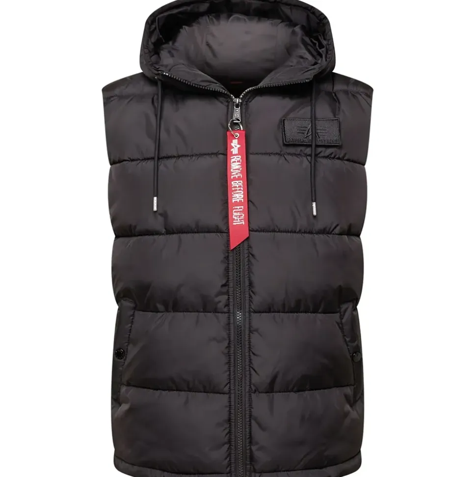 Alpha Industries Hooded Puffer Vest FD Schwarz XL