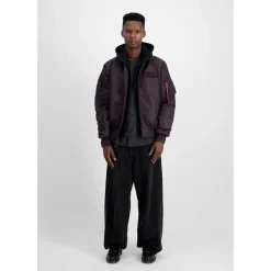 Alpha Industries MA-1 D-Tec SE Jacke Plum 2XL