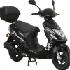 Alpha Motors CityLeader 50 ccm 3,0 PS 45 km/h schwarz inkl. Topcase