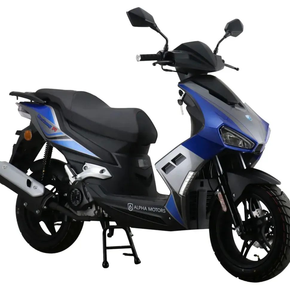 Alpha Motors Mustang FI 50 ccm 2,99 PS 45 km/h blau/grau