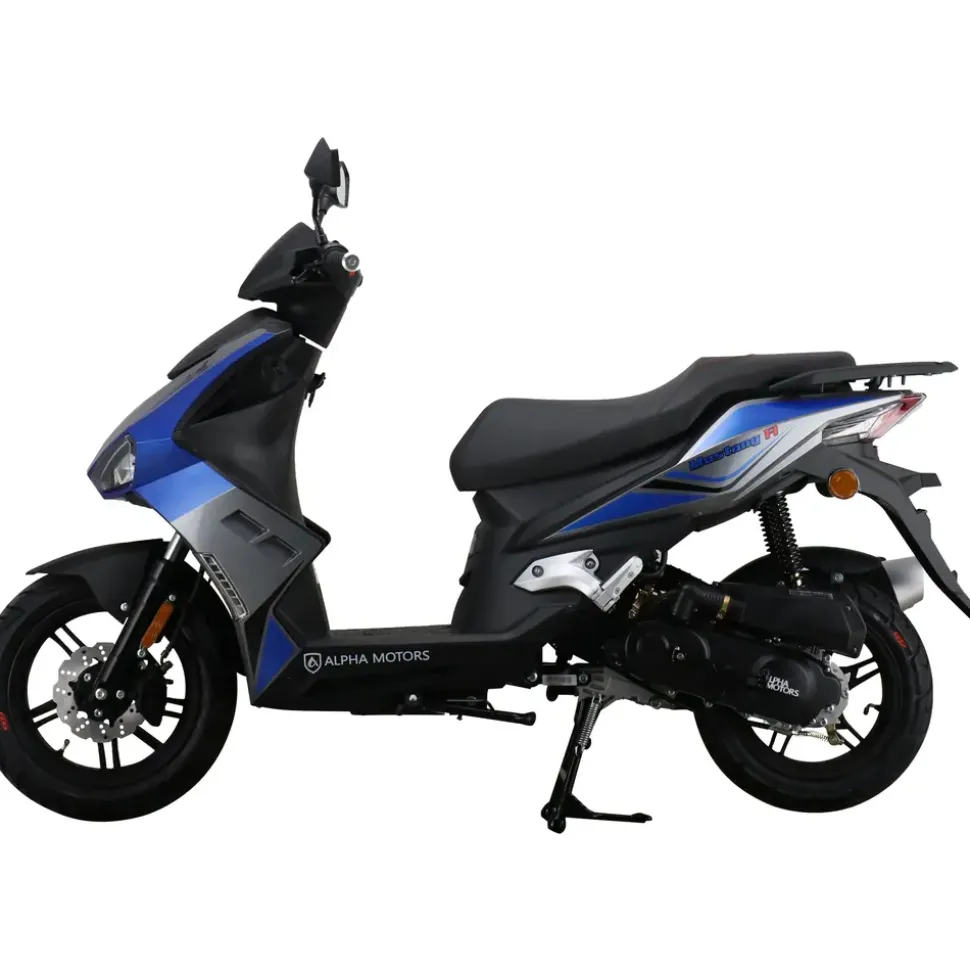 Alpha Motors Mustang FI 50 ccm 2,99 PS 45 km/h blau/grau