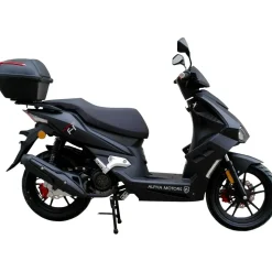 Alpha Motors Mustang FI 125 ccm 8,56 PS 85 km/h mattschwarz inkl. Topcase