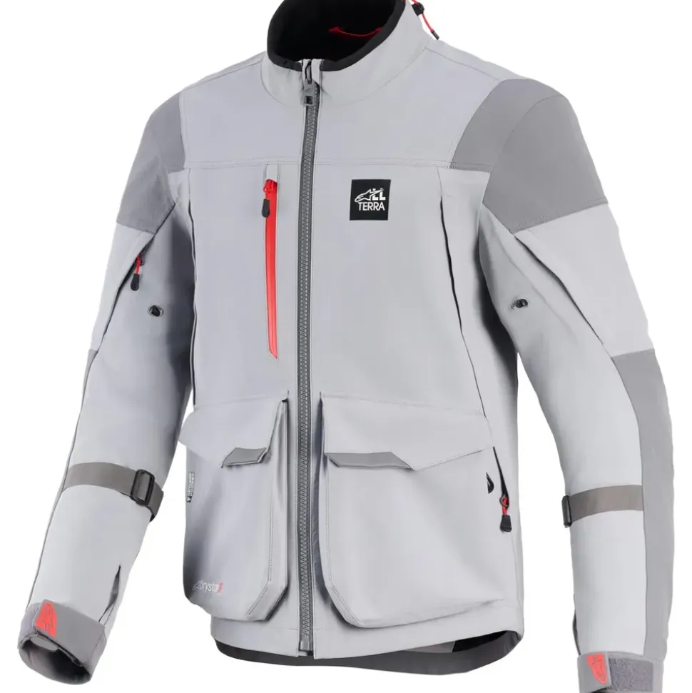 Alpinestars Maxdura Drystar XF Textiljacke Hellgrau/Grau L