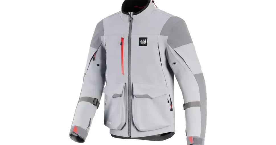 Alpinestars Maxdura Drystar XF Textiljacke Hellgrau/Grau L