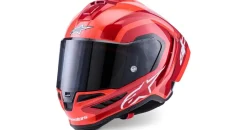 Alpinestars Supertech R10 Arius Rot/Dunkelrot/Weiß XS