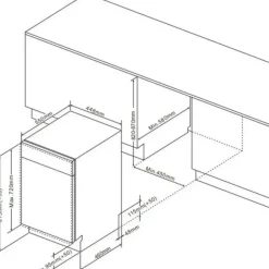 Amica EGSPV 587 Einbau-Geschirrspüler