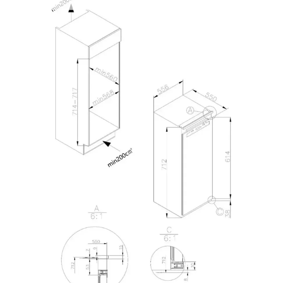 Amica EGSX 321 210 Weiß