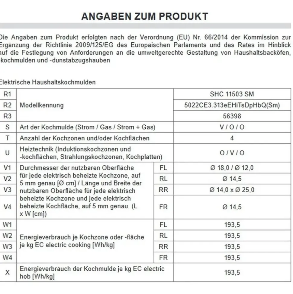 Amica SHC 11503 SM