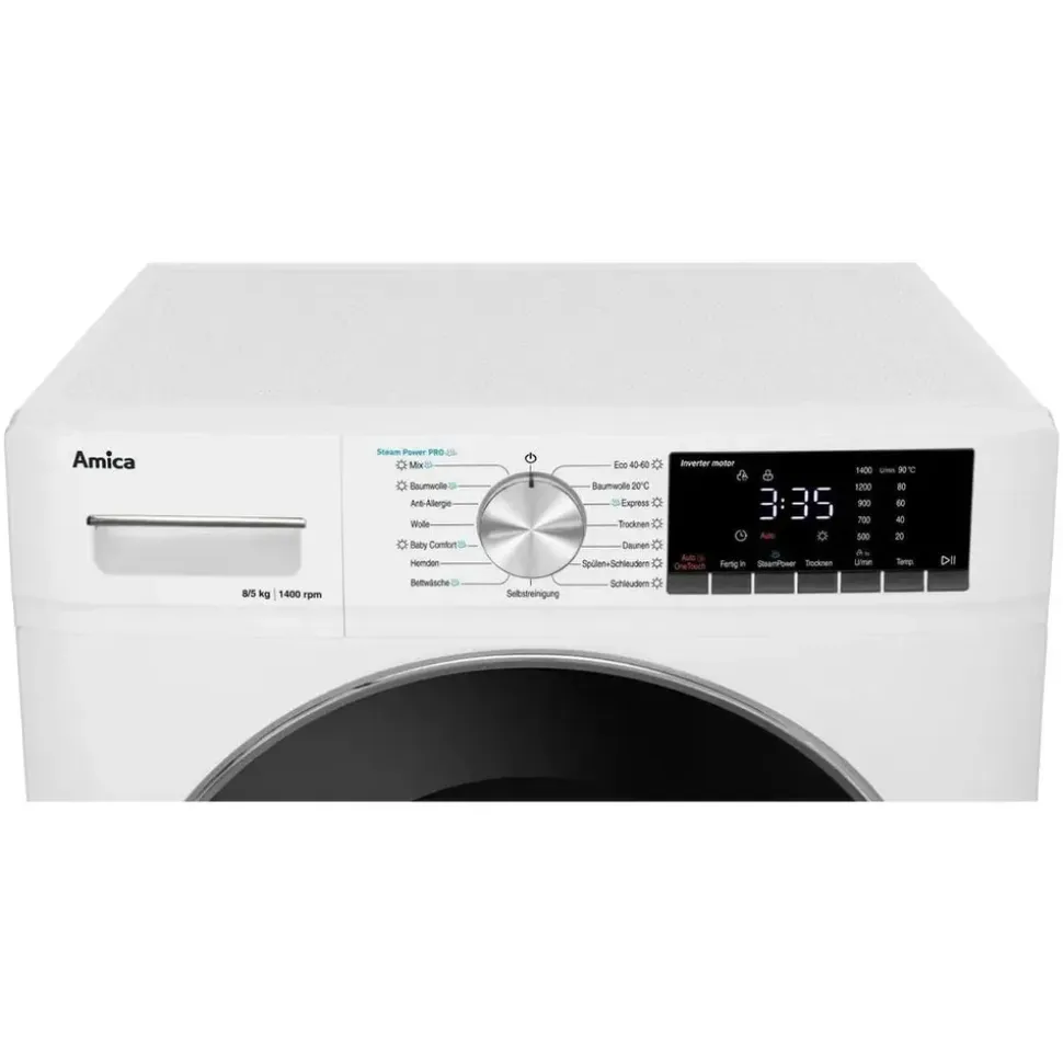 Amica WAT 404 050 Waschtrockner (8 kg / 5 kg, 1400 U/min)