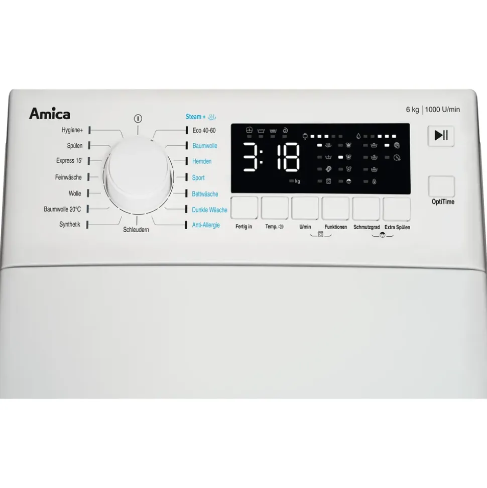 Amica WT 461 711 Toplader (6 kg, 1000 U/min)