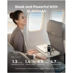 Anker A1695H41 25000 mAh 165 W, Silber