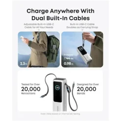 Anker A1695H41 25000 mAh 165 W, Silber