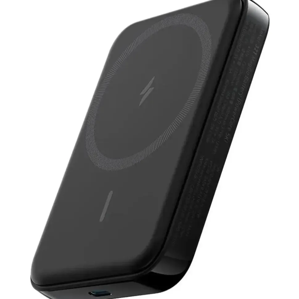 Anker 321 MagGo 5000, mAh, Kabelloses Aufladen, Schwarz