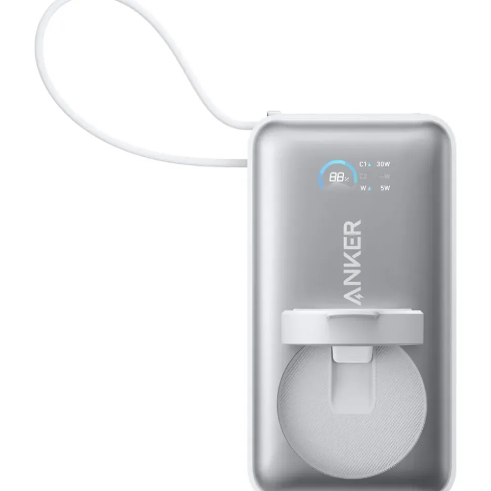 Anker MagGo Powerbank 10.000mAh für Apple Watch Aurora White