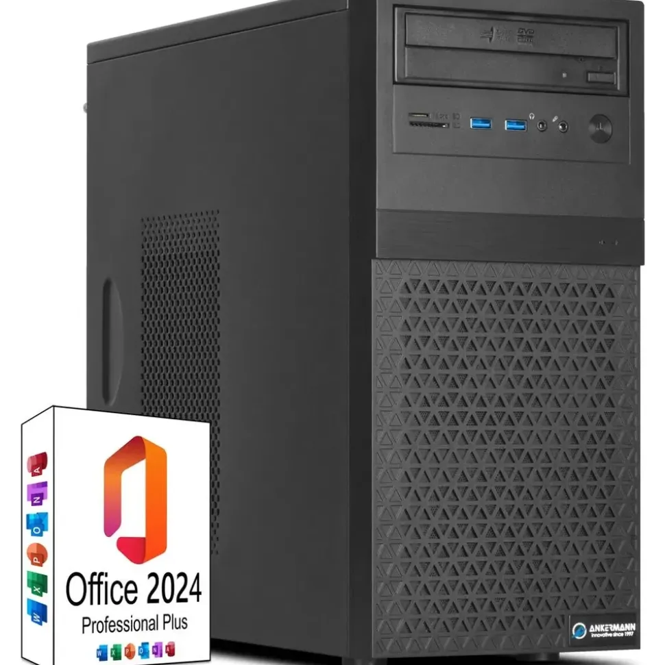 Ankermann Business Office Work V1 Intel Core i5 10500 4K Ultra HD 3,1 GHz 16 GB RAM 480 GB SSD Windows 11