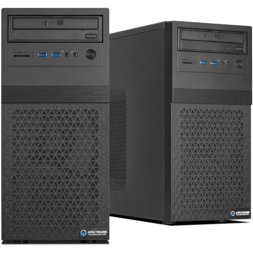 Ankermann Business Silent CAD Workstation Intel Core i7 8700 3,2 GHz 32 GB RAM 2 TB HDD 500 GB SSD NVIDIA Quadro Windows 11 Pro