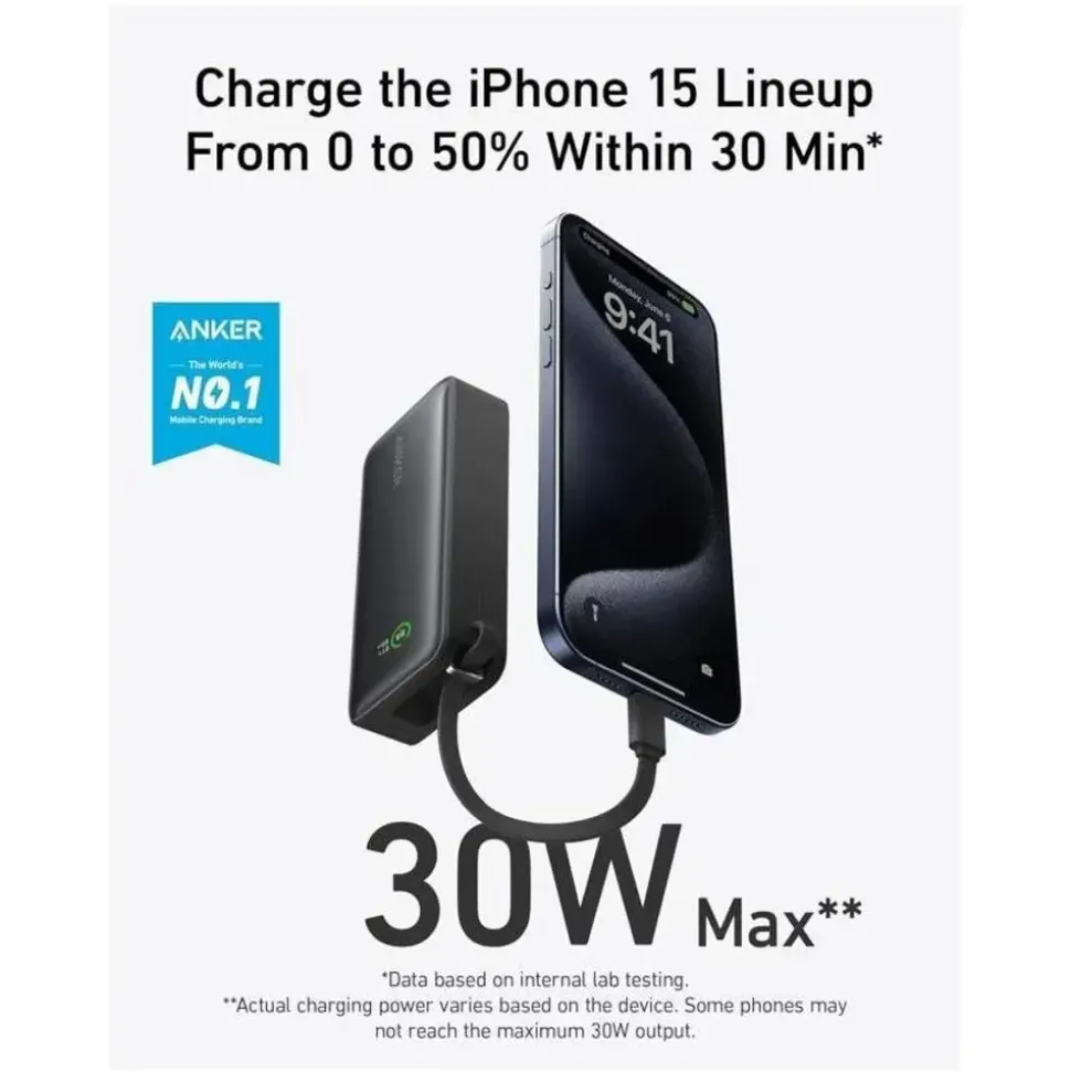 Anker 545 Nano Powerbank 10.000mAh Schwarz