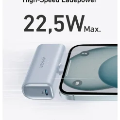 Anker Nano Powerbank 5,000mAh, 22.5W, Schwarz