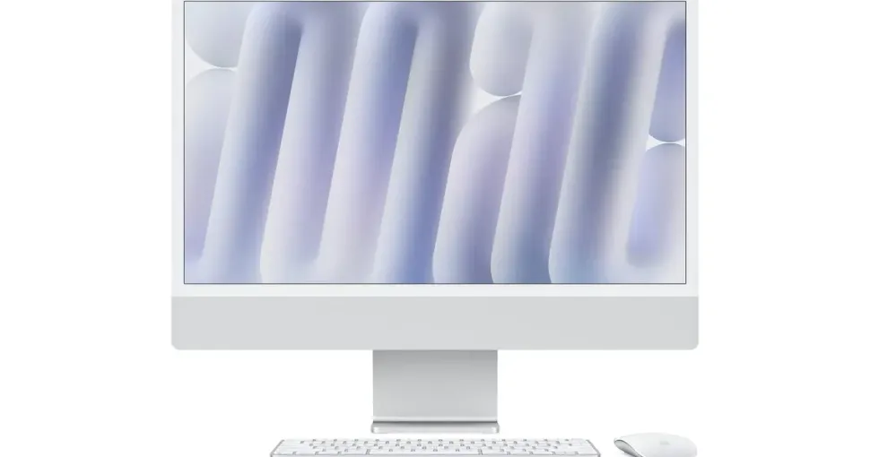 Apple iMac 24" Retina 4,5K Display 2024 M4 24 GB RAM 512 GB SSD 10-Core GPU Silber