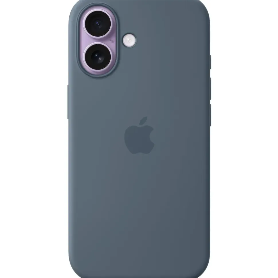 Apple iPhone 17 Silikon Case mit MagSafe Maritimblau