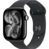 Apple Watch Series 11 GPS 46mm Jet Black Aluminium Sport Band black M/L