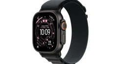 Apple Watch Ultra 3 GPS + Cellular 49 mm Titangehäuse Schwarz Alpine Loop Schwarz M