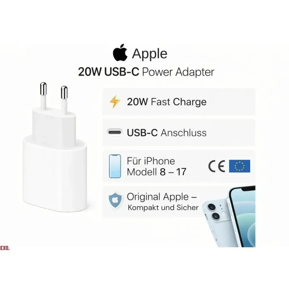 Apple 20W USB-C Power Adapter