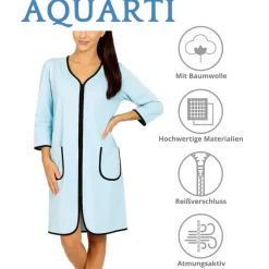 Aquarti Bademantel Aquarti Türkis L